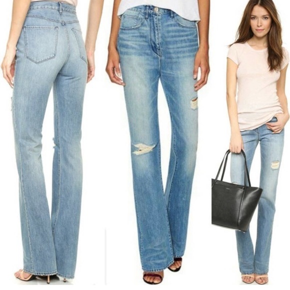 3X1 High Rise Bootcut Jeans in Delta 29 - Picture 1 of 8